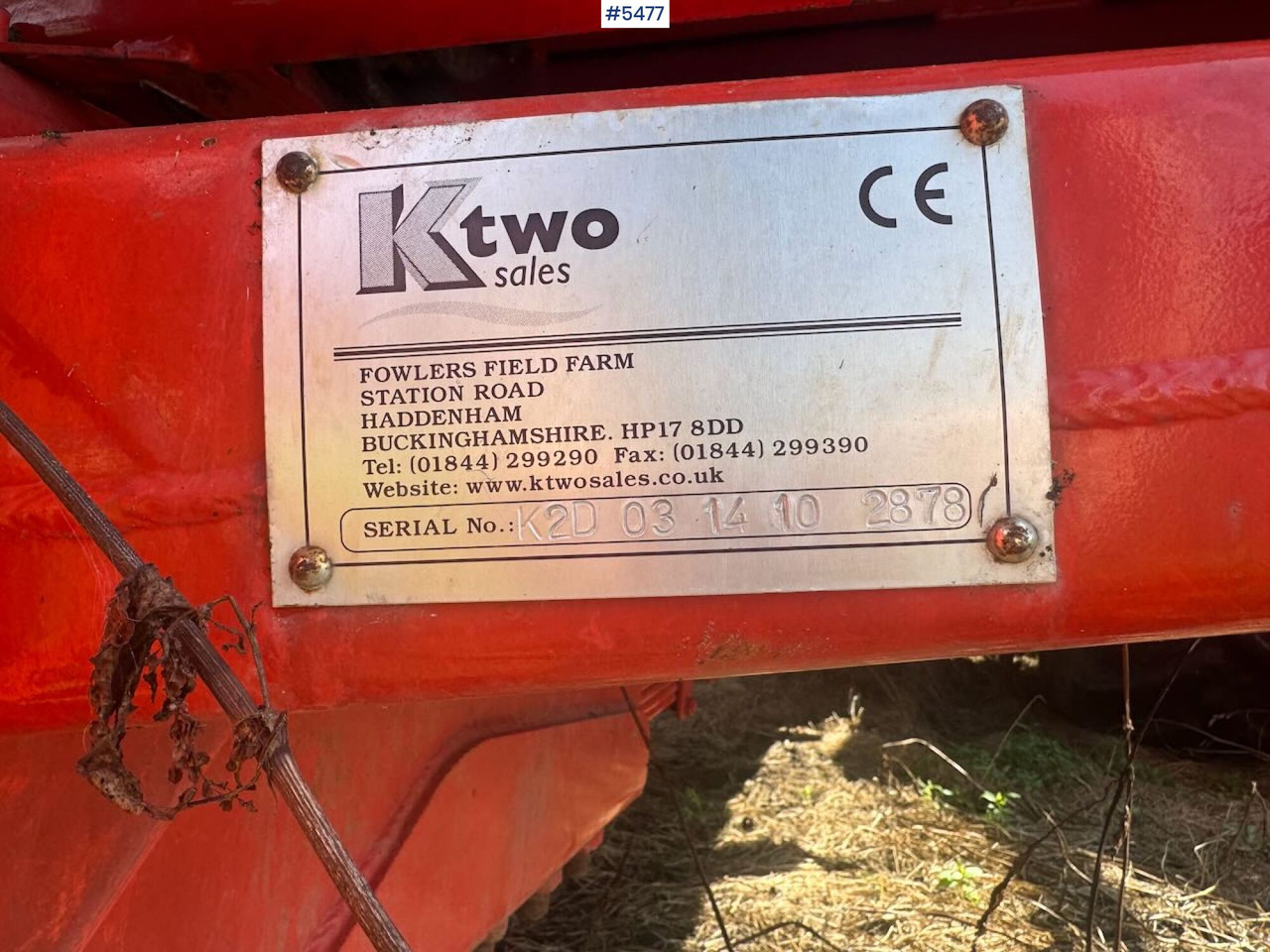 Manure spreader 2014 Ktwo Duo 1000 Mk5: picture 17