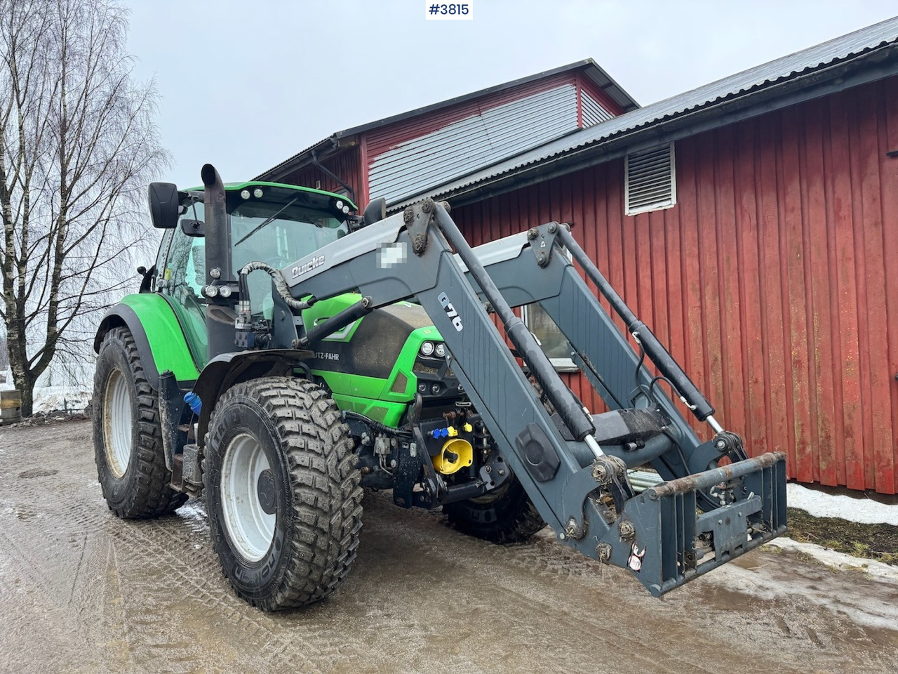 2015 Deutz-fahr 6190 Agrotron w/ Front loader, Front PTO and 2 sets of tires. - Farm tractor: picture 3 2015 Deutz-fahr 6190 Agrotron w/ Front loader, Front PTO and 2 sets of tires. - Farm tractor: picture 3