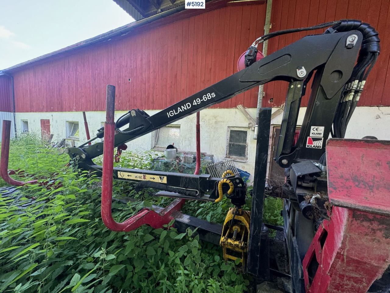 2017 Igland 450 Swingtrac timber trailer with crane and winch - Timber trailer: picture 3 2017 Igland 450 Swingtrac timber trailer with crane and winch - Timber trailer: picture 3