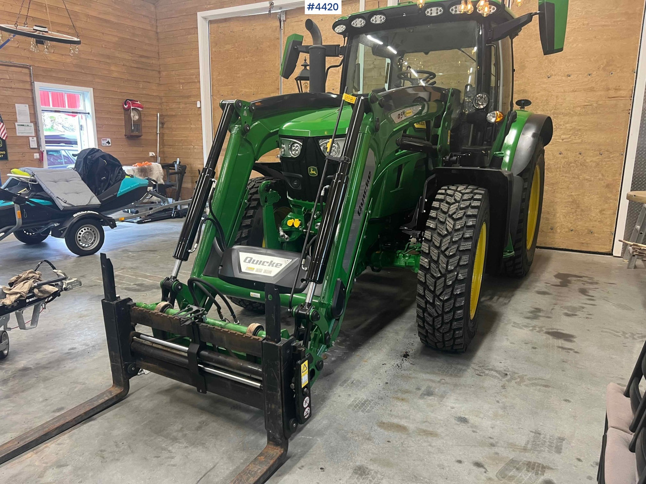 2024 John Deere 6150R w/ Quicke Front Loader & Bucket - Farm tractor: picture 2 2024 John Deere 6150R w/ Quicke Front Loader & Bucket - Farm tractor: picture 2
