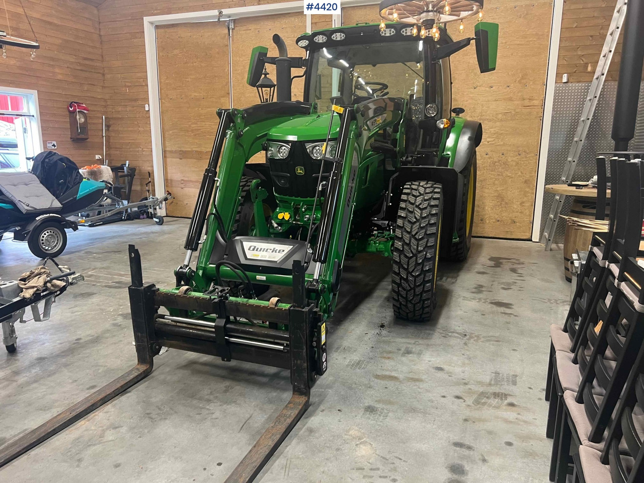 2024 John Deere 6150R w/ Quicke Front Loader & Bucket - Farm tractor: picture 3 2024 John Deere 6150R w/ Quicke Front Loader & Bucket - Farm tractor: picture 3