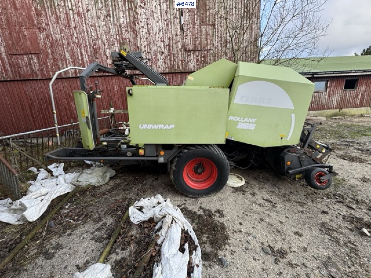 Claas Rollant 255 Uniwrap – 2010 model Condition: Repair project / for parts - Hay and forage equipment: picture 4 Claas Rollant 255 Uniwrap – 2010 model Condition: Repair project / for parts - Hay and forage equipment: picture 4