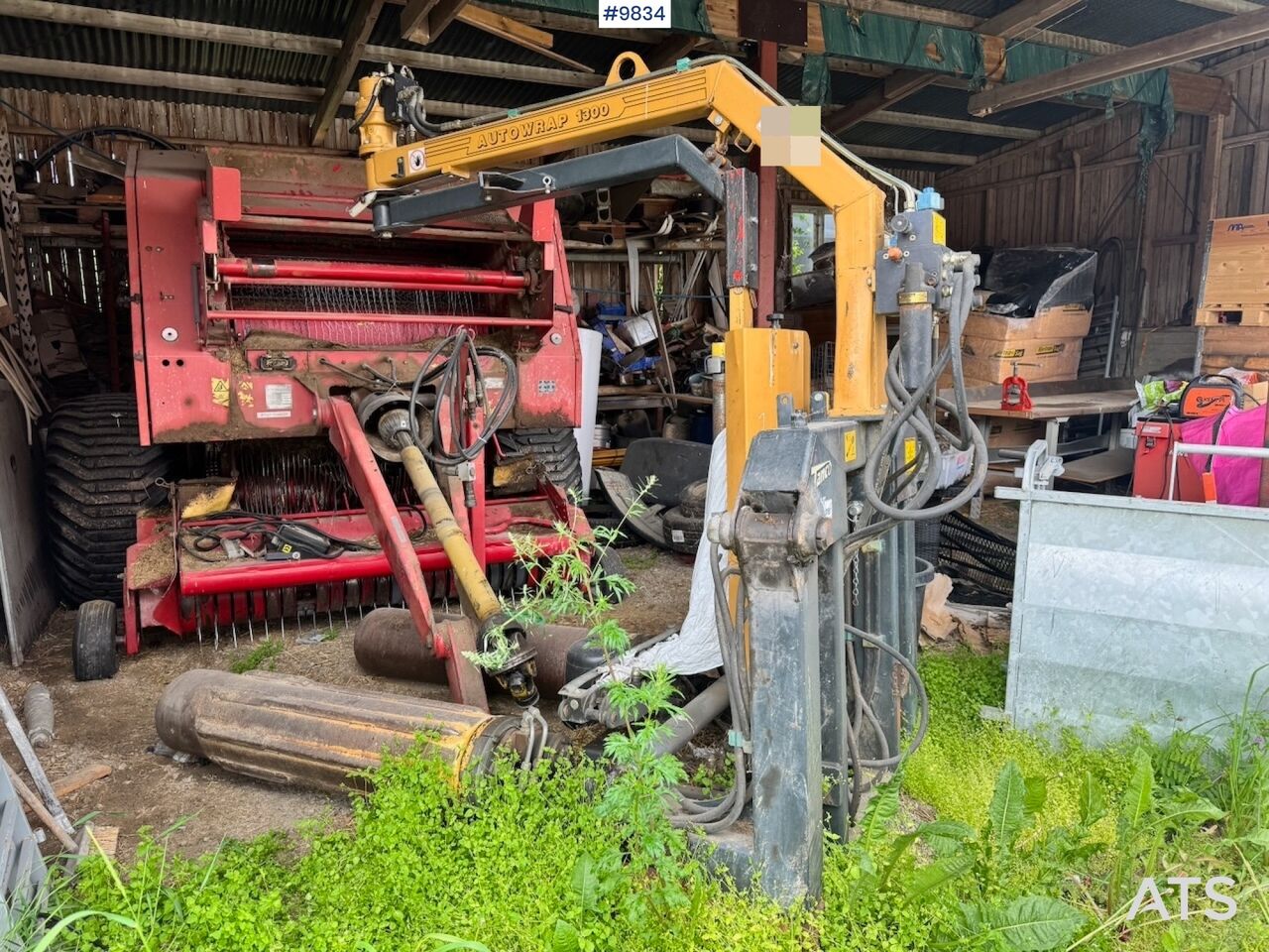 Tanco Autowrap 1300 Round bale wrapper with control box - Hay and forage equipment: picture 1 Tanco Autowrap 1300 Round bale wrapper with control box - Hay and forage equipment: picture 1