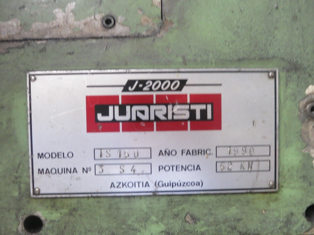 JUARISTI TS 150 - Metalworking machinery: picture 5 JUARISTI TS 150 - Metalworking machinery: picture 5