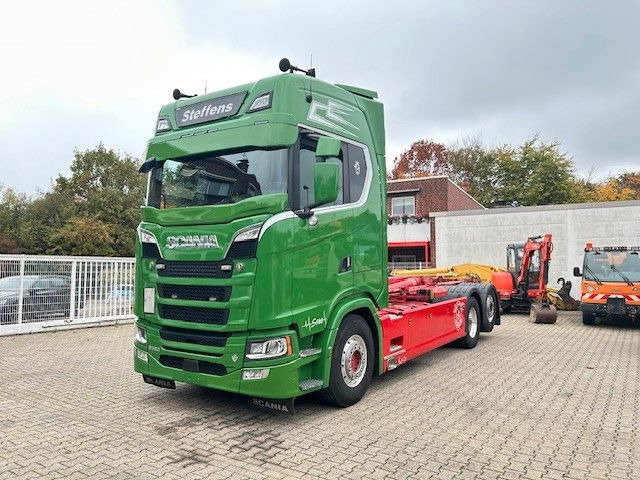 Scania S580 V8 MEILLER Abroller mit Lift+Lenkachse 6x2 - Hook lift truck: picture 2 Scania S580 V8 MEILLER Abroller mit Lift+Lenkachse 6x2 - Hook lift truck: picture 2