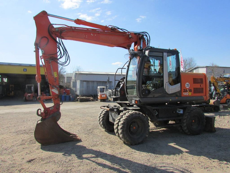 Hitachi ZX 140 W-3 Mobilbagger 43.000 EUR / Klima - Wheel excavator: picture 1 Hitachi ZX 140 W-3 Mobilbagger 43.000 EUR / Klima - Wheel excavator: picture 1