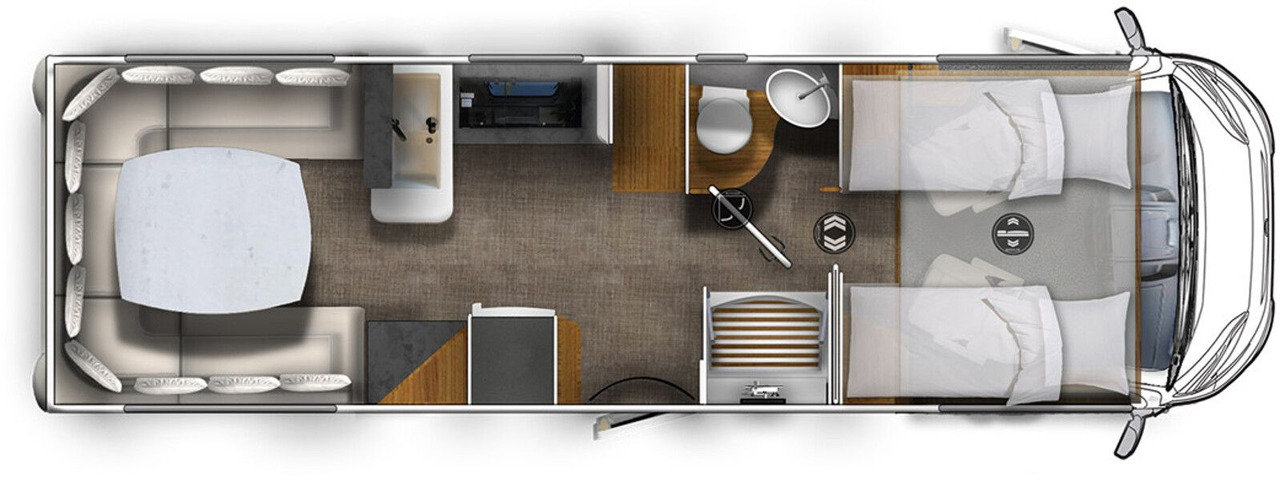 Eura Mobil Integra 760 HS 1.HAND#HECKSITZGR.#NACHRÜSTAKTION - Integrated motorhome: picture 2 Eura Mobil Integra 760 HS 1.HAND#HECKSITZGR.#NACHRÜSTAKTION - Integrated motorhome: picture 2