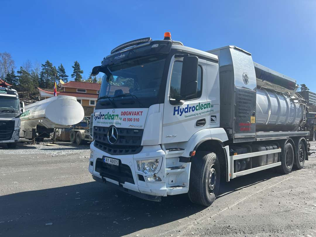 2019 Kombibil MERCEDES-BENZ AROCS 2543 KDIR EU-godkjent Euroklasse 6T - Vacuum truck: picture 1 2019 Kombibil MERCEDES-BENZ AROCS 2543 KDIR EU-godkjent Euroklasse 6T - Vacuum truck: picture 1