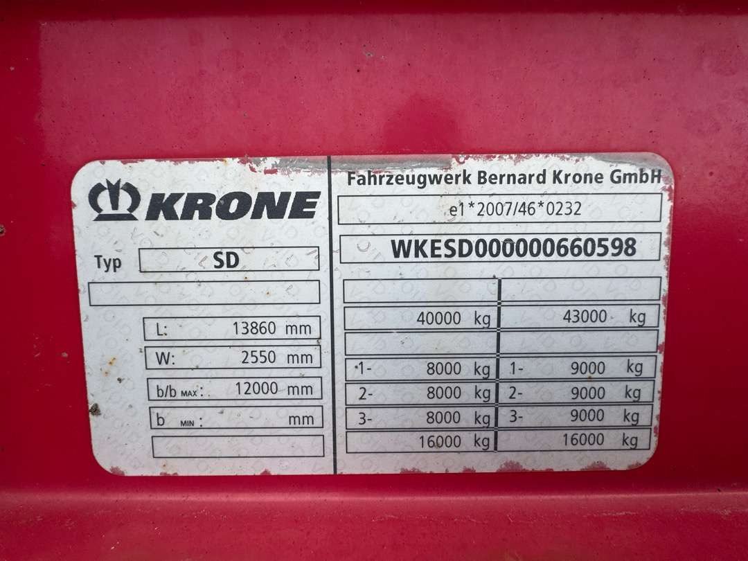 2015 KRONE Profi Line / MEGA / Curtain / Lifting roof - Trailer: picture 5 2015 KRONE Profi Line / MEGA / Curtain / Lifting roof - Trailer: picture 5