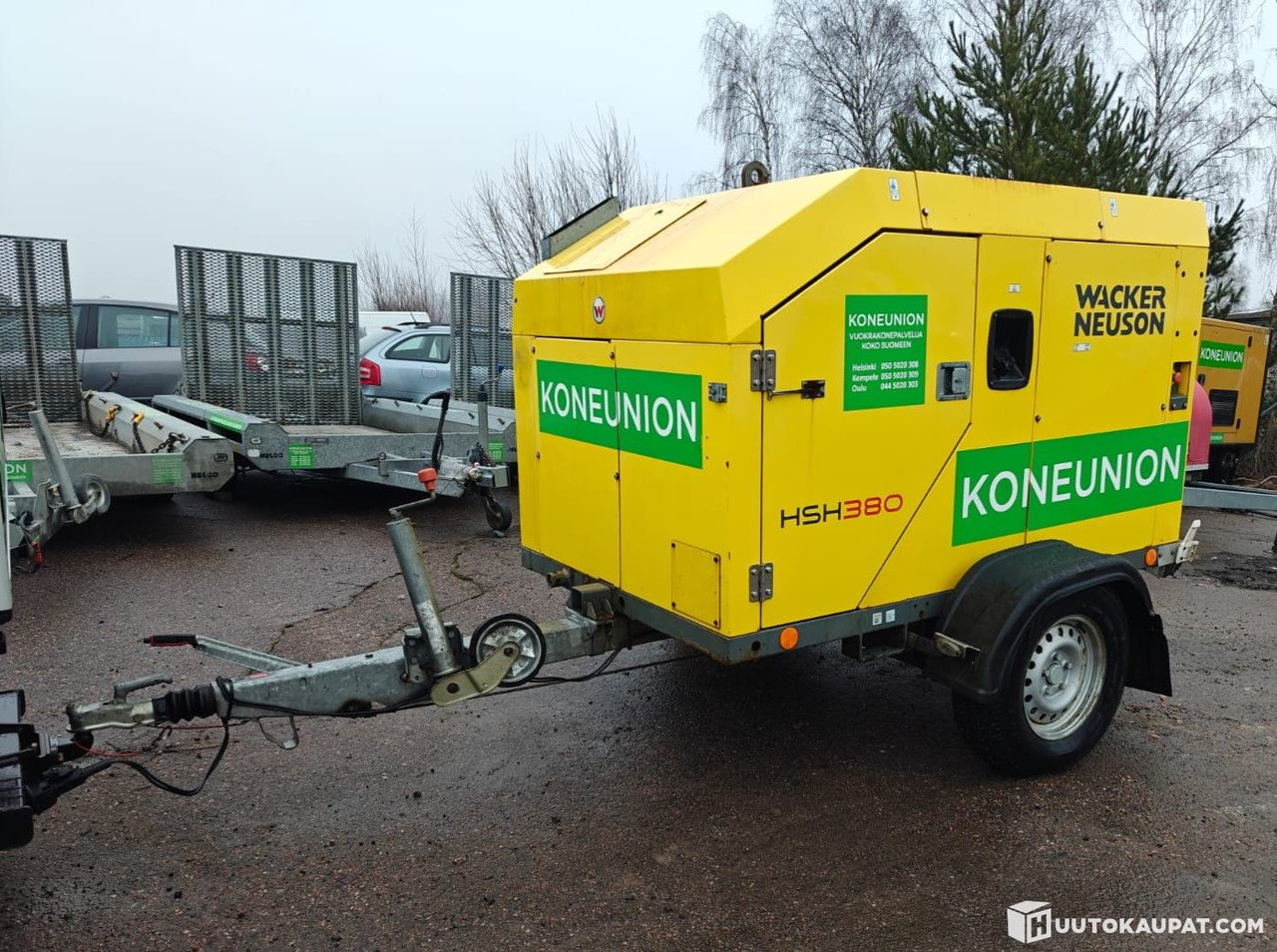 Frost-thawing trailer Wacker Neuson HSH 380, 2018, 4,611 h, Espoo - Construction equipment, Trailer: picture 1 Frost-thawing trailer Wacker Neuson HSH 380, 2018, 4,611 h, Espoo - Construction equipment, Trailer: picture 1