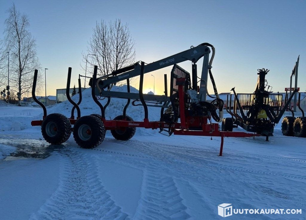 Weimer WE 6700 WE 10 forestry trailer package, 2016, Ylivieska - Forestry trailer: picture 2 Weimer WE 6700 WE 10 forestry trailer package, 2016, Ylivieska - Forestry trailer: picture 2