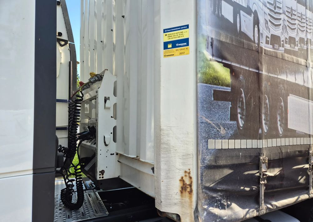 Curtainsider semi-trailer Krone STANDARD z Niemiec 2017 podnoszona oś / STAN BARDZO DOBRY / OD PIERWSZEGO WŁAŚCICIELA / PALECIARA / TOP / sprowadzona z Niemiec !!: picture 13