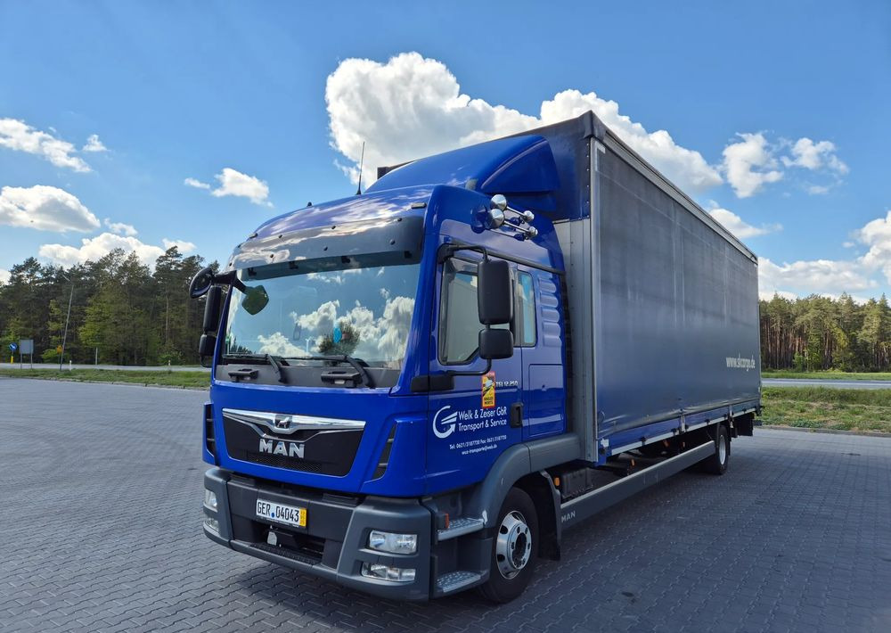 MAN TGL 12.250 2019 BURTO FIRANA + winda 8.4m z Niemiec / TOP STAN / OKAZJA / firanka / automat / - Curtainsider truck: picture 1 MAN TGL 12.250 2019 BURTO FIRANA + winda 8.4m z Niemiec / TOP STAN / OKAZJA / firanka / automat / - Curtainsider truck: picture 1