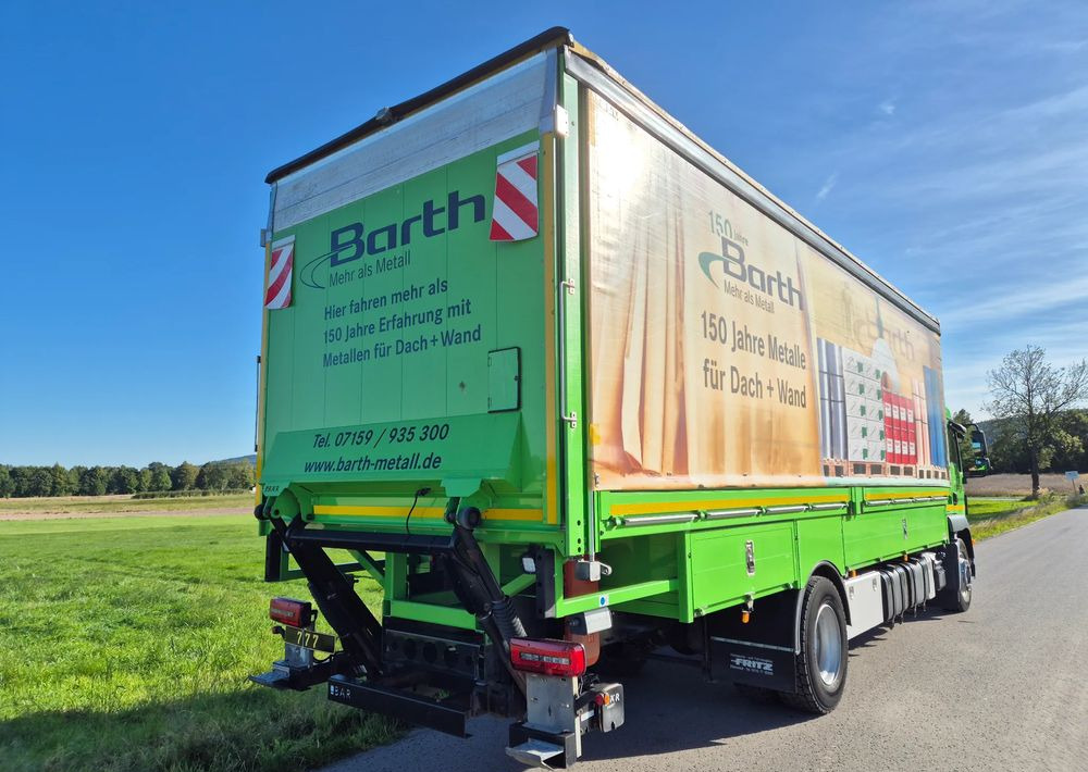 Curtainsider truck MAN Tgm 18.320 FULL SERWIS UNIKAT TOP ORYGINALNY PRZEBIEG z Niemiec AUTOMAT WINDA ACC Pirelli klima postojowa 18.250 18.290 15.250 15.290 15.320: picture 8