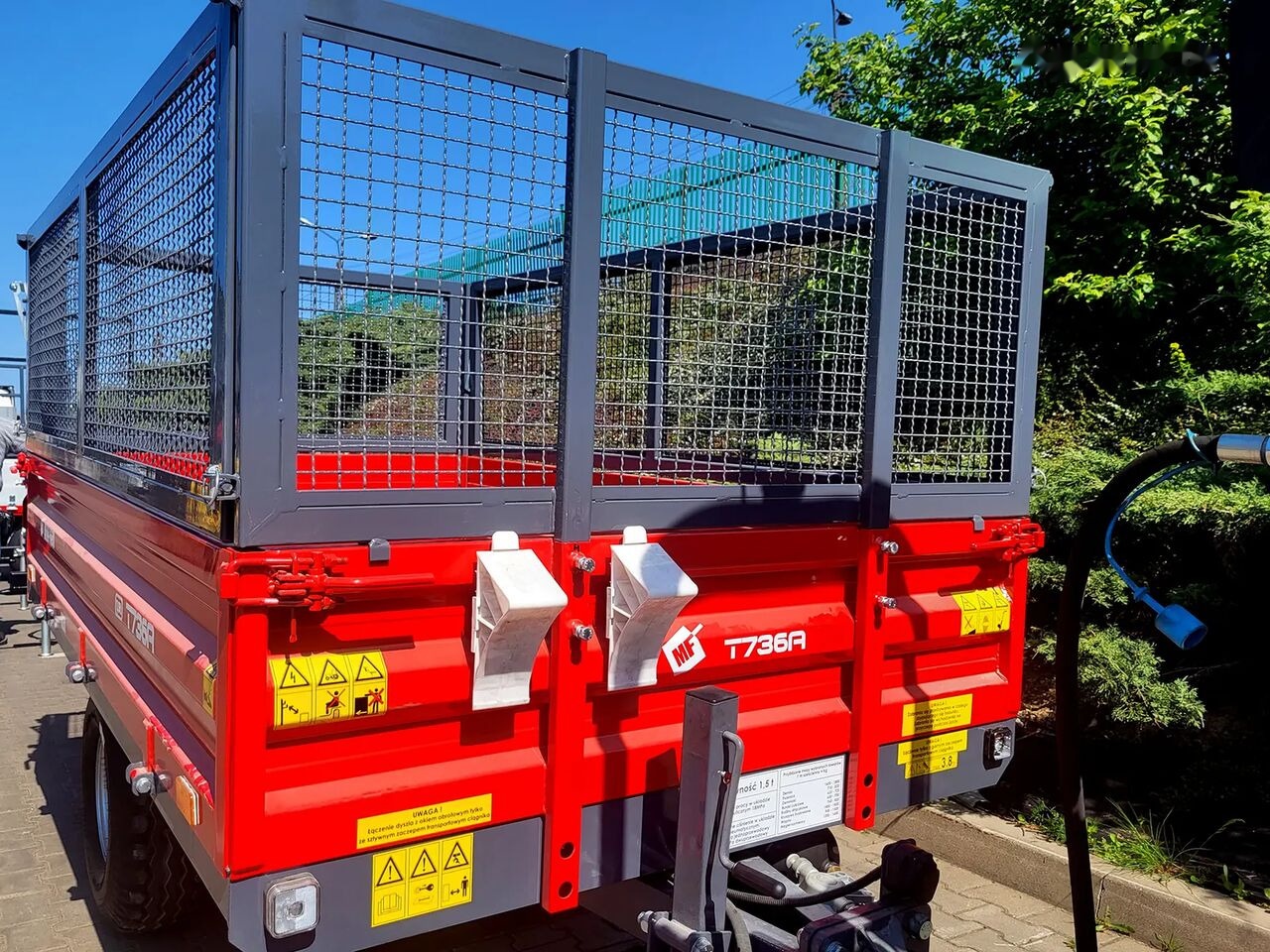 Metal-Fach T736A/1 - 1,5t - Farm tipping trailer/ Dumper: picture 3 Metal-Fach T736A/1 - 1,5t - Farm tipping trailer/ Dumper: picture 3