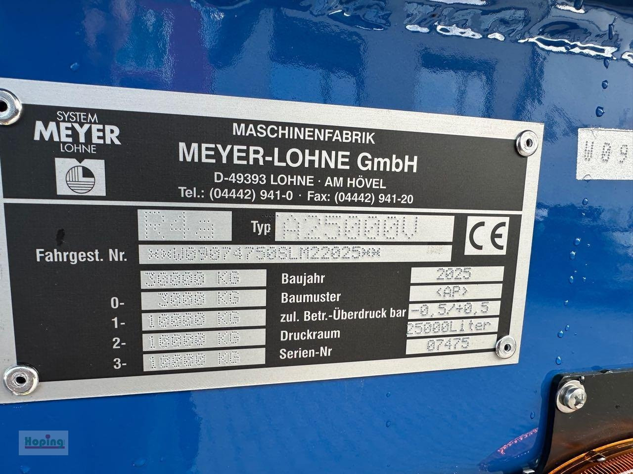 New Slurry tanker Meyer-Lohne Cargo 25.000 Liter: picture 8
