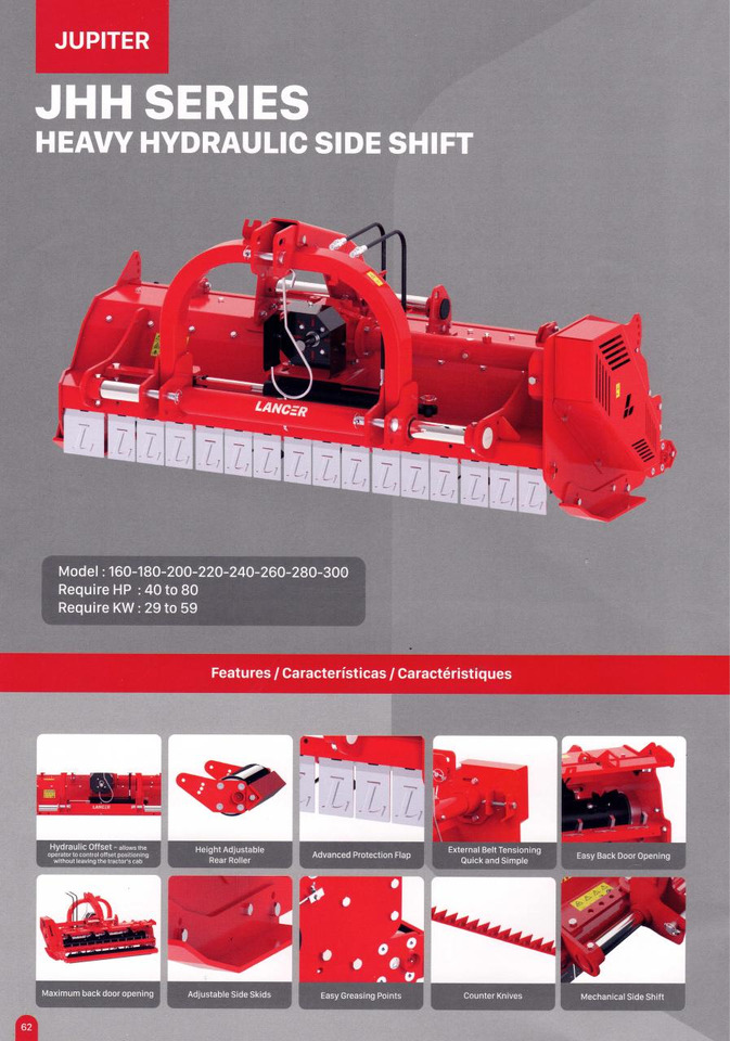 Lancer JUPITER JHH 280 - Flail mower: picture 2 Lancer JUPITER JHH 280 - Flail mower: picture 2