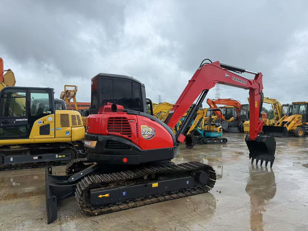 Mini excavator YANMAR VIO80: picture 8 Mini excavator YANMAR VIO80: picture 8