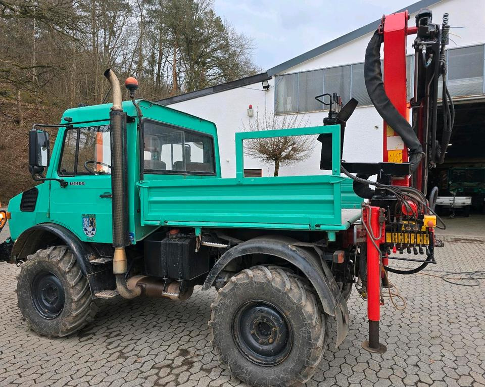 Unimog U1400 Agrar bj. 2000 424 427 Mercedes-Benz 1400 1600 1200 1000 Palfinger Kran - Municipal/ Special vehicle: picture 4 Unimog U1400 Agrar bj. 2000 424 427 Mercedes-Benz 1400 1600 1200 1000 Palfinger Kran - Municipal/ Special vehicle: picture 4