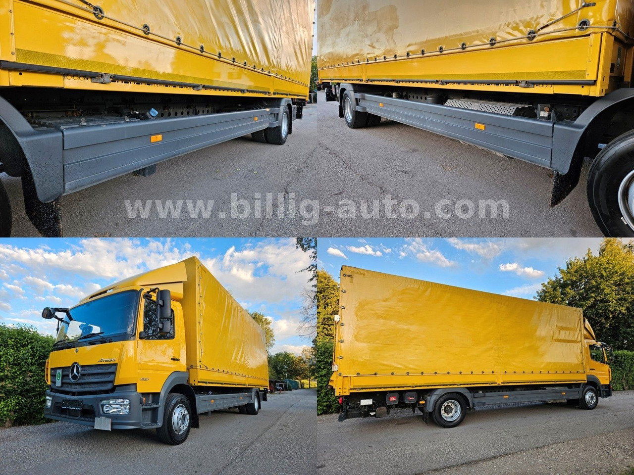 Dropside/ Flatbed truck Mercedes-Benz Atego 1327 L BREMS/SPUR-ASS*DIFF-Sperre*AHK*7.2: picture 19