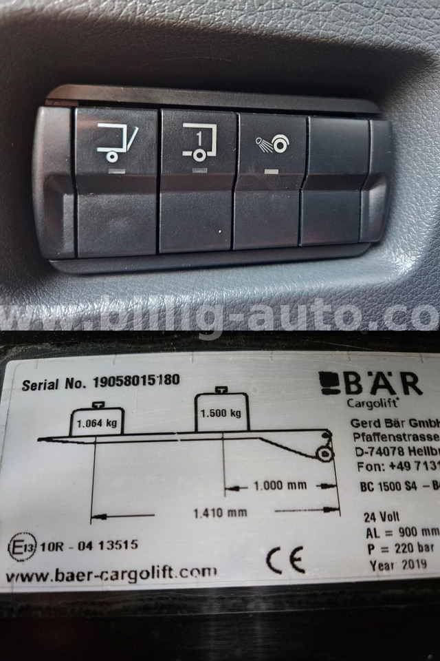 Dropside/ Flatbed truck Mercedes-Benz Atego 1327 L BREMS/SPUR-ASS*DIFF-Sperre*AHK*7.2: picture 14