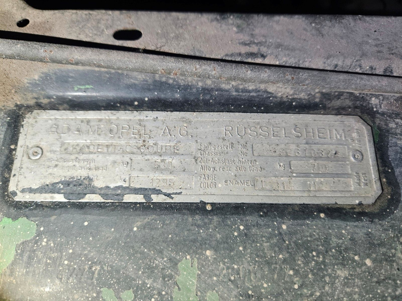 Coupe Opel Kadett C Rallye 2.0E Coupe Nr.13 Scheunenfund: picture 15 Coupe Opel Kadett C Rallye 2.0E Coupe Nr.13 Scheunenfund: picture 15