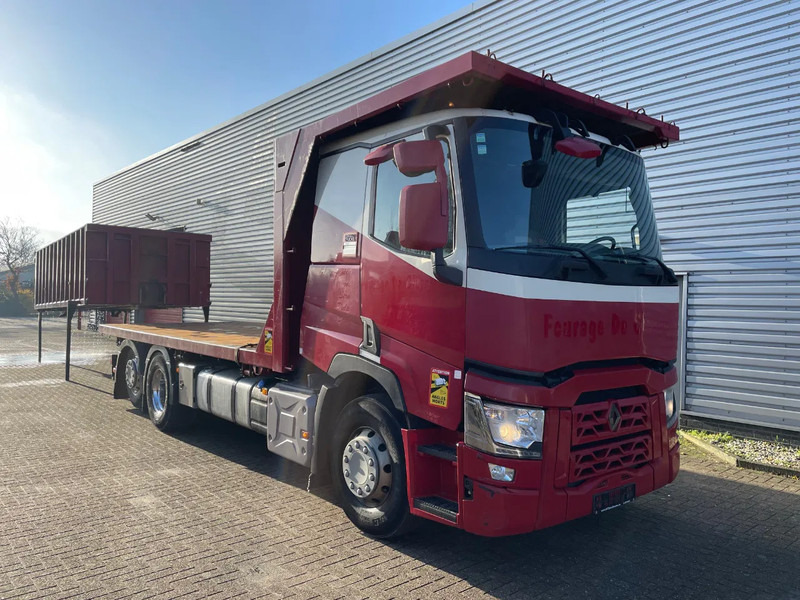 Renault T 460 / VOLLEDIG LUCHT GEVEERD / ALU VELGEN / HANDGESCHAKELD / LOW KM / - Dropside/ Flatbed truck: picture 2 Renault T 460 / VOLLEDIG LUCHT GEVEERD / ALU VELGEN / HANDGESCHAKELD / LOW KM / - Dropside/ Flatbed truck: picture 2