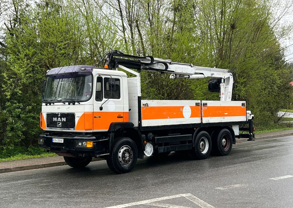 MAN * 27-322 MAN 6x4 * HDS ATLAS 140 * - Dropside/ Flatbed truck, Crane truck: picture 1 MAN * 27-322 MAN 6x4 * HDS ATLAS 140 * - Dropside/ Flatbed truck, Crane truck: picture 1