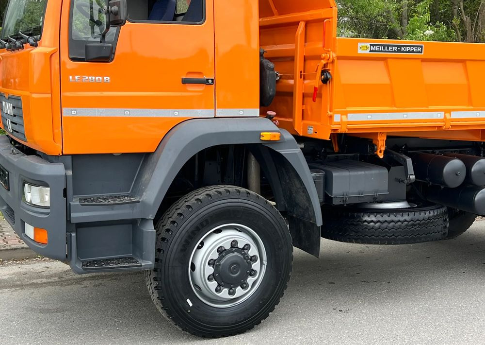 Tipper MAN * LE 280 B * MAN * 4x4 * Kiper Wywrotka x3 * Meiller * Sprowadzony * Stan Perfekcyjny *: picture 18