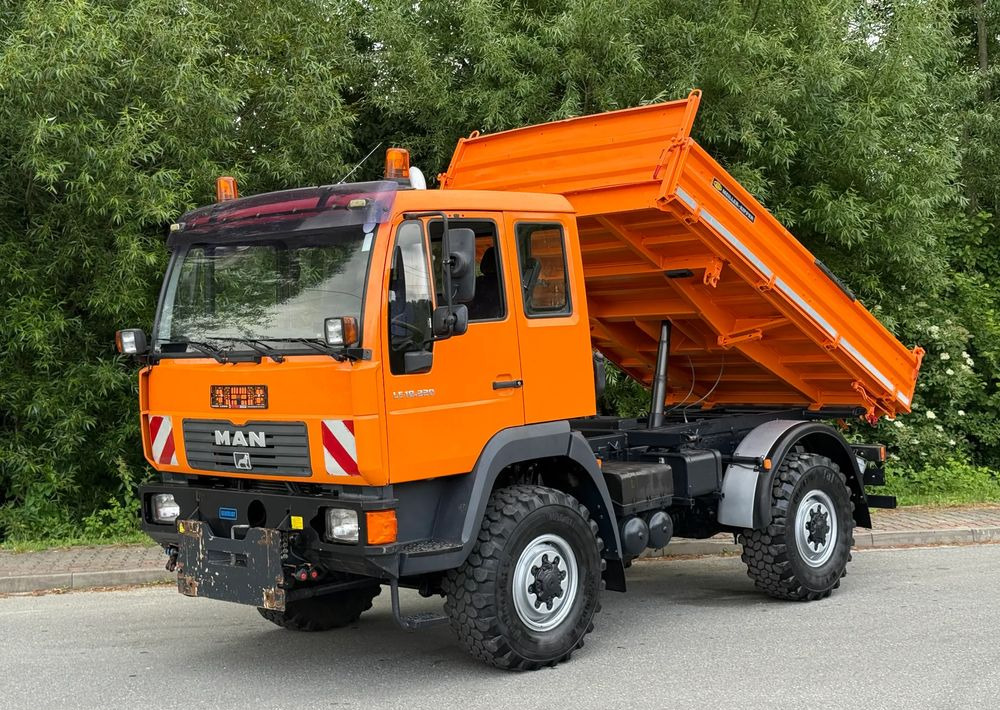 Tipper MAN * MAN 10-220 * Kiper Wywrotka Meiller * 4x4 * Zimowe Utrzymanie * Unimog *: picture 9