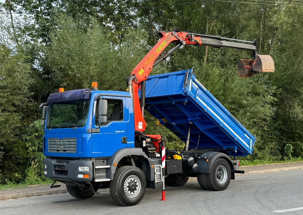 MAN * MAN 18 280 * Kiper Wywrotka * 4x4 * HDS Palfinger 120 STAN BARDZO DOBRY * Sprowadzony - Tipper: picture 1 MAN * MAN 18 280 * Kiper Wywrotka * 4x4 * HDS Palfinger 120 STAN BARDZO DOBRY * Sprowadzony - Tipper: picture 1