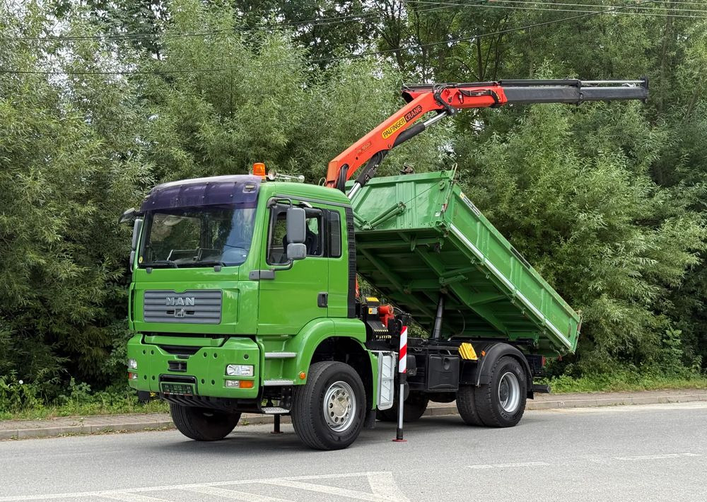 MAN * MAN TGA 18-360 * Kiper Wywrotka * 4x2 * Kran Palfinger PK 9501 Sprowadzony - Tipper: picture 1 MAN * MAN TGA 18-360 * Kiper Wywrotka * 4x2 * Kran Palfinger PK 9501 Sprowadzony - Tipper: picture 1