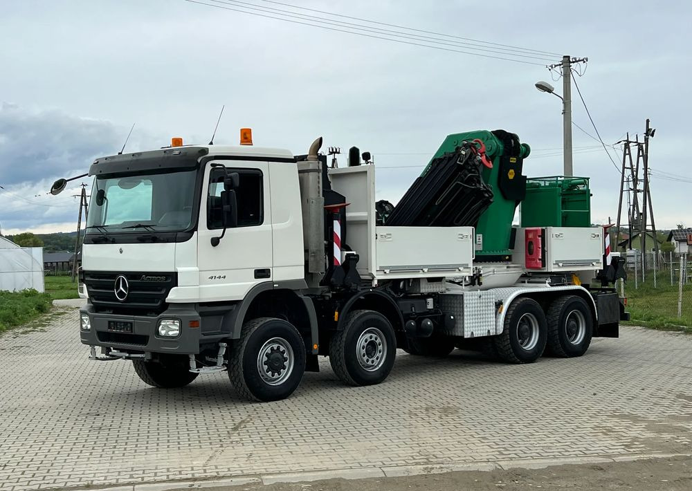 Mercedes-Benz * HDS Palfinger 150002 + FLY JIB PJ 170 * Mercedes Actros 8x6 * Dźwig * 40 TON * Wyciągarka * 35 Metrów * Kosz * - Crane truck: picture 2 Mercedes-Benz * HDS Palfinger 150002 + FLY JIB PJ 170 * Mercedes Actros 8x6 * Dźwig * 40 TON * Wyciągarka * 35 Metrów * Kosz * - Crane truck: picture 2