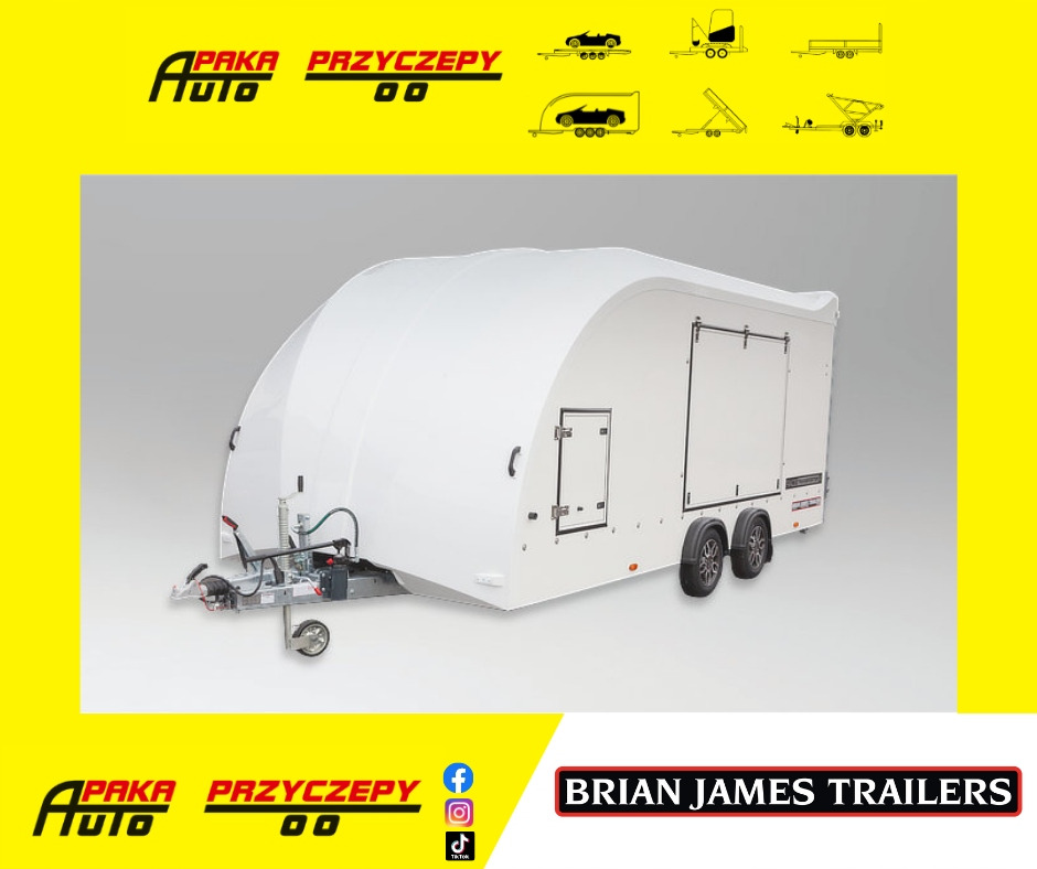 LAWETA ZAMKNIĘTA BJT RACE TRANSPORTER 4 - U NAS KOLOR CZARNY OD RĘKI / BJT RACE TRANSPORTER 4 CLOSED TRAILER - AVAILABLE IN BLACK NOW - Autotransporter trailer: picture 2 LAWETA ZAMKNIĘTA BJT RACE TRANSPORTER 4 - U NAS KOLOR CZARNY OD RĘKI / BJT RACE TRANSPORTER 4 CLOSED TRAILER - AVAILABLE IN BLACK NOW - Autotransporter trailer: picture 2