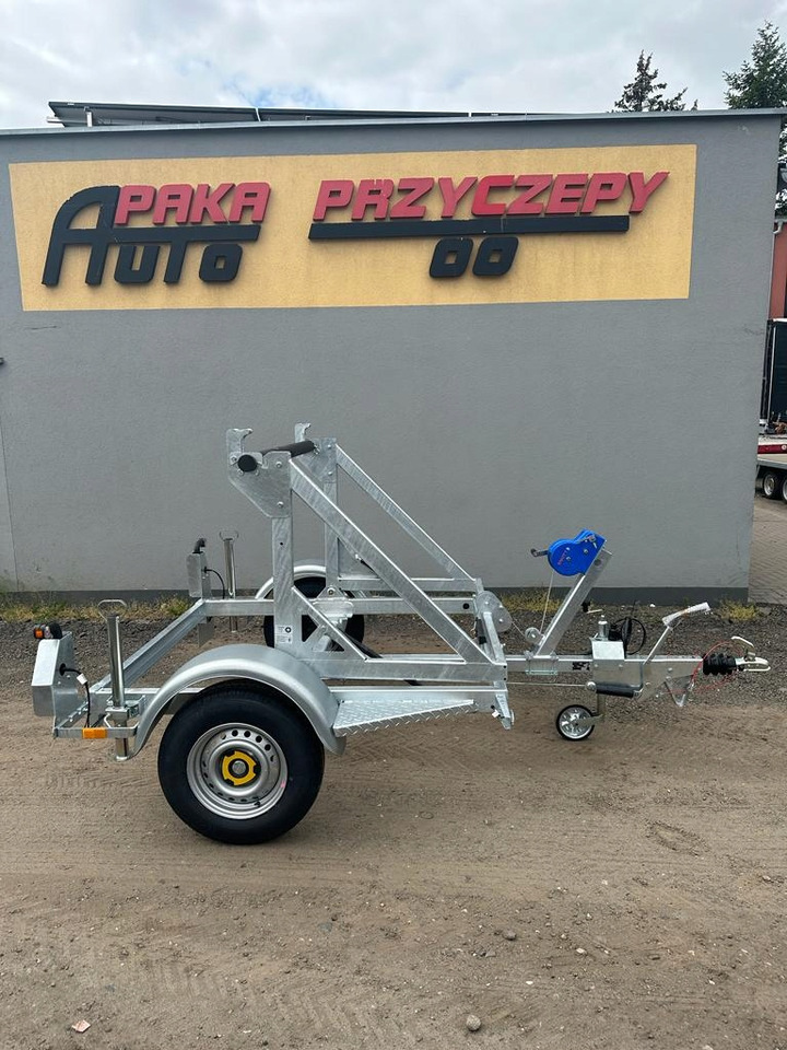 New Cable drum trailer PRZYCZEPA KABLOWA POD BĘBEN KABLOWY KABLI 1350KG / CABLE TRAILER FOR CABLE DRUMS 1350KG: picture 6