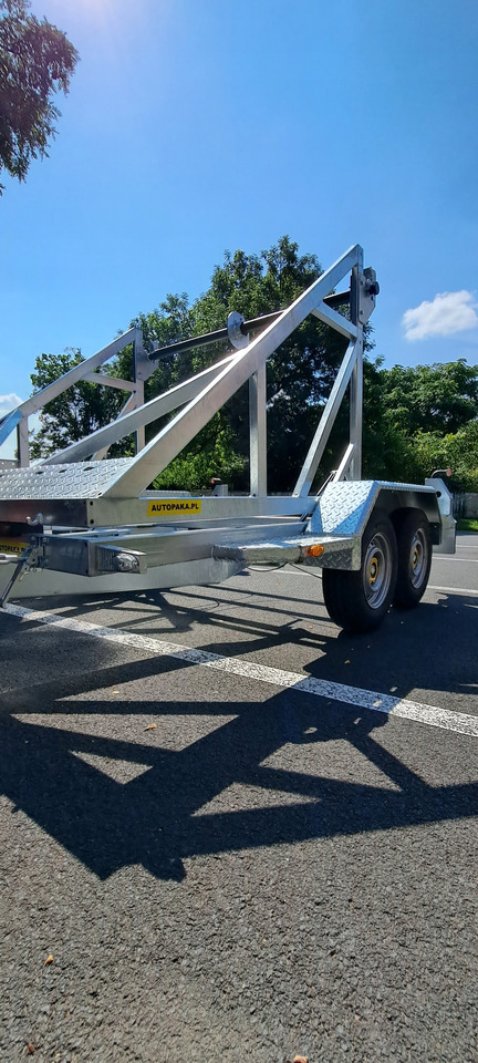 New Cable drum trailer PRZYCZEPA KABLOWA Z WCIĄGARKĄ ELEKTRYCZNĄ 4530 KG, DMC 3500 KG / CABLE TRAILER WITH ELECTRIC WINCH 4530 KG, DMC 3500 KG: picture 7