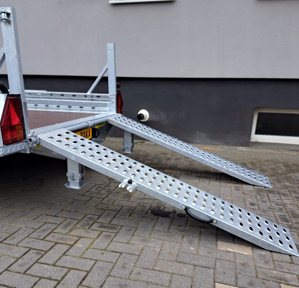 New Plant trailer PRZYCZEPA LAWETA DO MINIKOPARKI Z NAJAZDAMI STALOWYMI, DMC 2700 KG / MINI EXCAVATOR TRANSPORTER TRAILER WITH STEEL RAMPS, DMC 2700 KG: picture 9