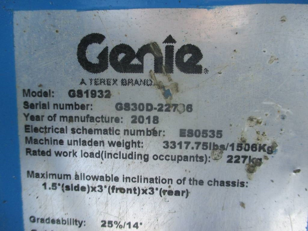 Leasing of Genie GS 1932  Genie GS 1932: picture 9