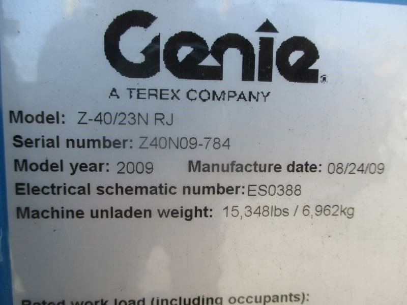 Articulated boom Genie Z 40/23 N RJ: picture 15 Articulated boom Genie Z 40/23 N RJ: picture 15