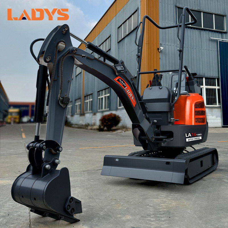 LADYS LA16Pro Mini Excavator Digger Miniexcavadora EPA Kubota Engine Mini Excavator For Sale With Mini Excavator Attachment Set - Mini excavator: picture 1 LADYS LA16Pro Mini Excavator Digger Miniexcavadora EPA Kubota Engine Mini Excavator For Sale With Mini Excavator Attachment Set - Mini excavator: picture 1