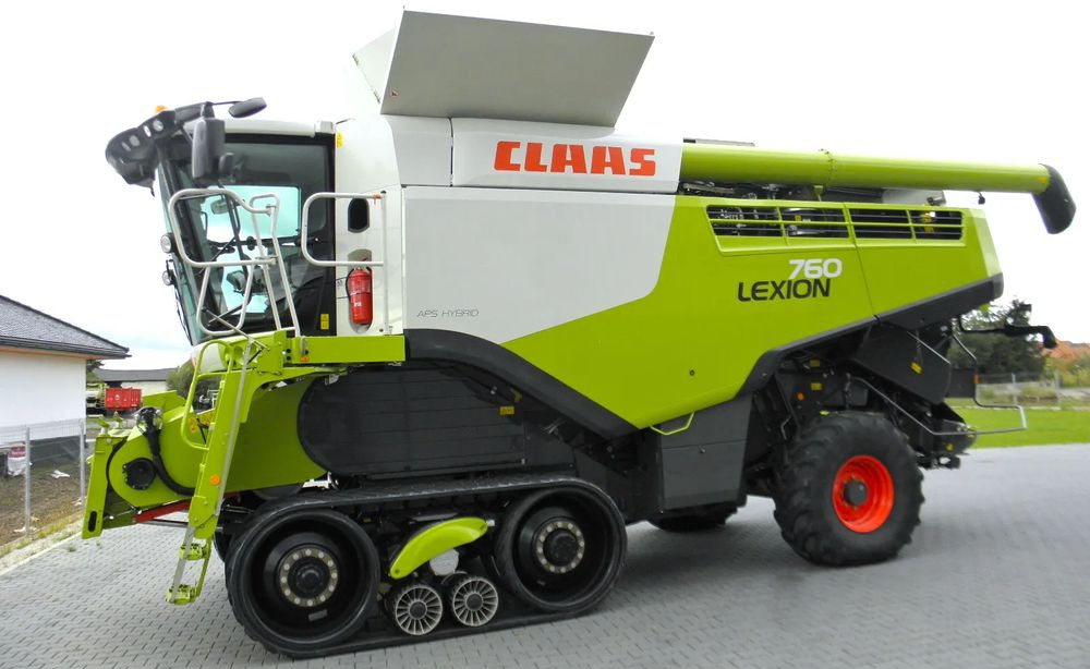 Claas Lexion 760 Terra Trac 2015 Rok, 1900 motgodzin, Heder V 930 2019 Rok, Najbogatsza Wersja, Nie Malowany, Stan Idealny - Combine harvester: picture 4 Claas Lexion 760 Terra Trac 2015 Rok, 1900 motgodzin, Heder V 930 2019 Rok, Najbogatsza Wersja, Nie Malowany, Stan Idealny - Combine harvester: picture 4
