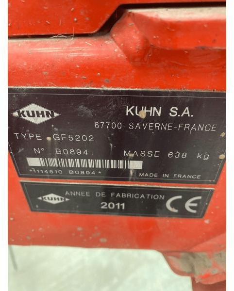 KUHN GF5202 - Tedder/ Rake: picture 4 KUHN GF5202 - Tedder/ Rake: picture 4