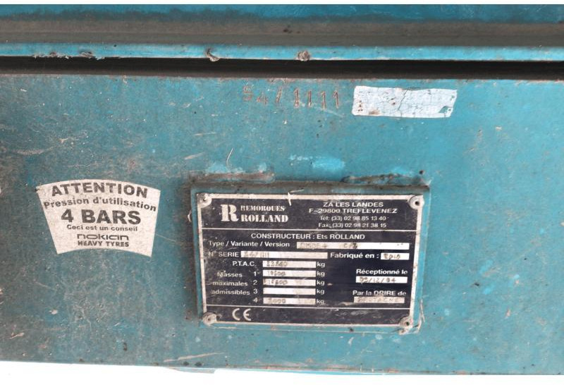 ROLLAND RS6835 - Farm tipping trailer/ Dumper: picture 3 ROLLAND RS6835 - Farm tipping trailer/ Dumper: picture 3