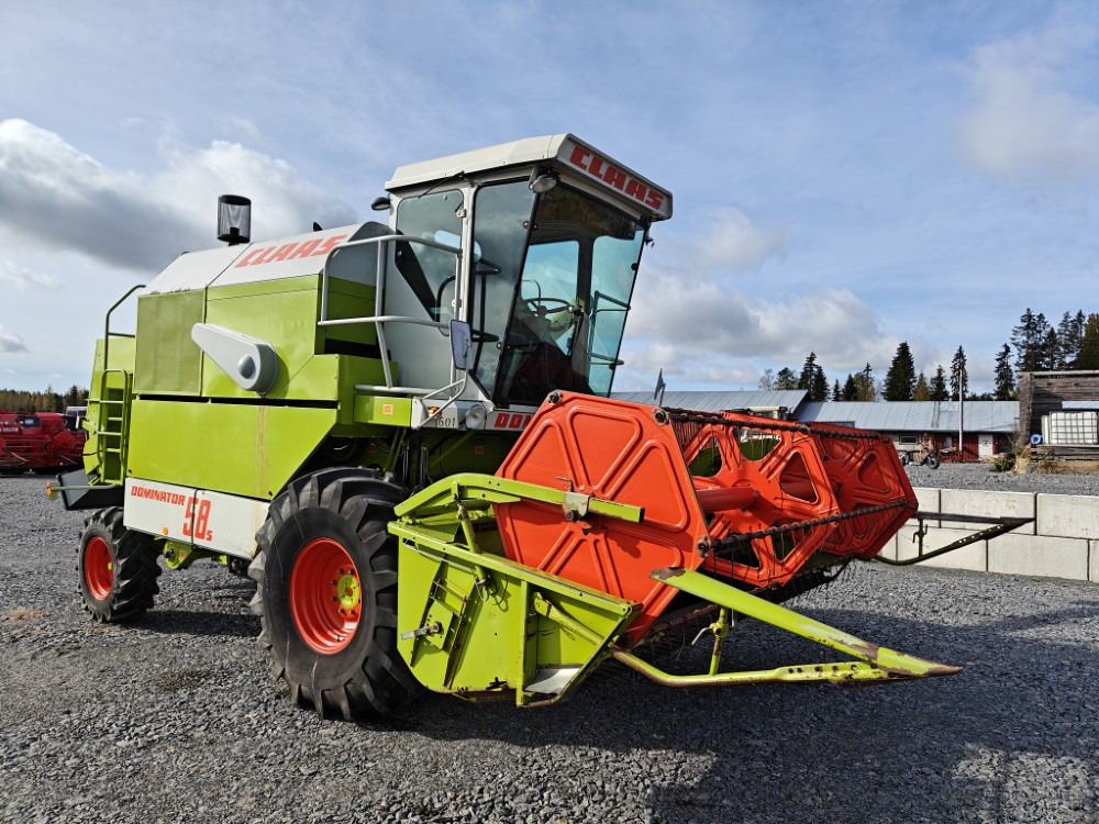 Claas Dominator 58S, 6-sylinterinen Hydraulinen torvi, ruumenlevitin, katso video! - Combine harvester: picture 4 Claas Dominator 58S, 6-sylinterinen Hydraulinen torvi, ruumenlevitin, katso video! - Combine harvester: picture 4