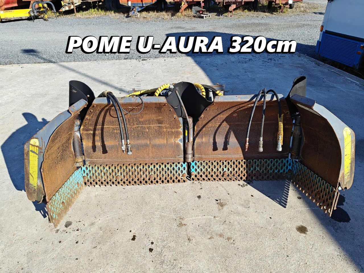Pome U-aura 320cm - Snow plough for Municipal/ Special vehicle: picture 1 Pome U-aura 320cm - Snow plough for Municipal/ Special vehicle: picture 1