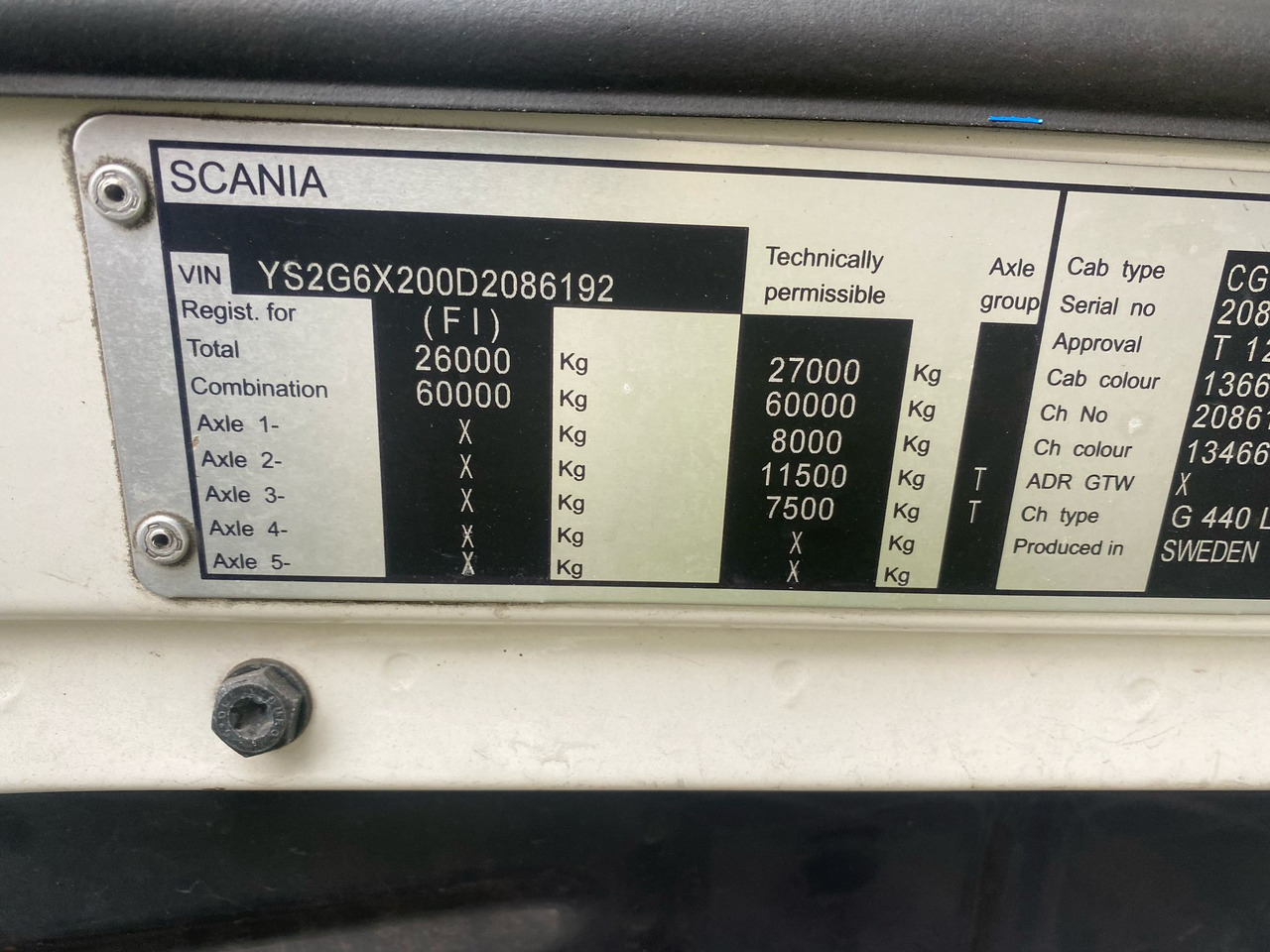 Leasing of SCANIA G440 SCANIA G440: picture 15