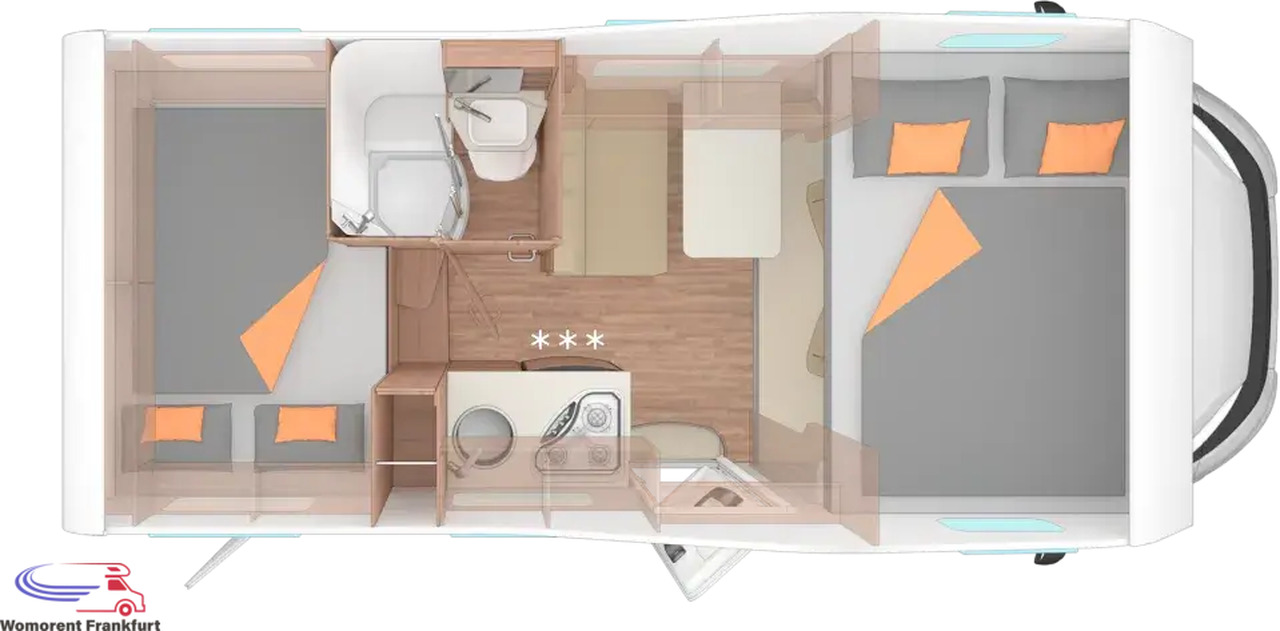 Wohnmobil Weinsberg CaraHome 550 MG - Alcove motorhome: picture 4 Wohnmobil Weinsberg CaraHome 550 MG - Alcove motorhome: picture 4