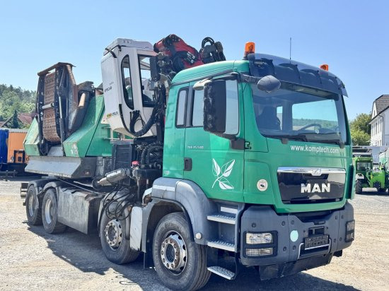 MAN TGS 35.540 8x4 mit Komptech-Zusatzeinheit - Truck, Wood chipper: picture 5 MAN TGS 35.540 8x4 mit Komptech-Zusatzeinheit - Truck, Wood chipper: picture 5
