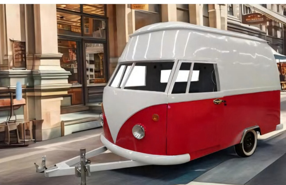 Deli Star Trailer Retro Minivan HR 4300 Towable - EU Standards - Vending trailer: picture 3 Deli Star Trailer Retro Minivan HR 4300 Towable - EU Standards - Vending trailer: picture 3