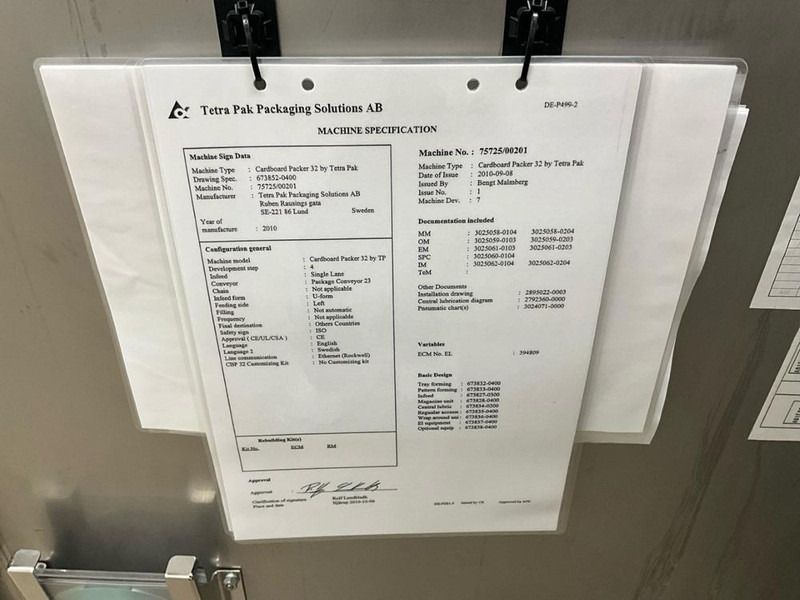 Packaging machinery Tetra Pak Cardboard Packer: picture 19